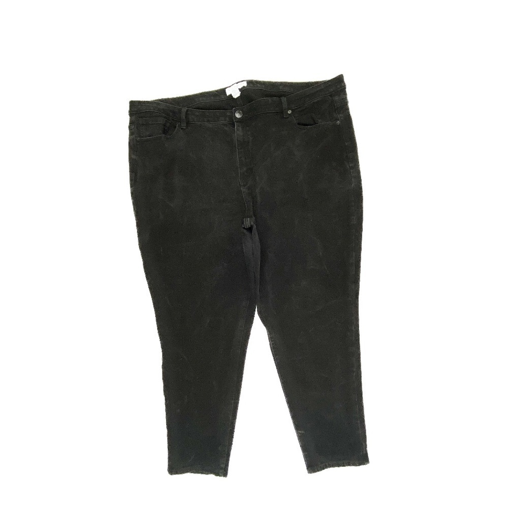 Lane Bryant High Rise Skinny Women's size 26 Black Denim Jeans